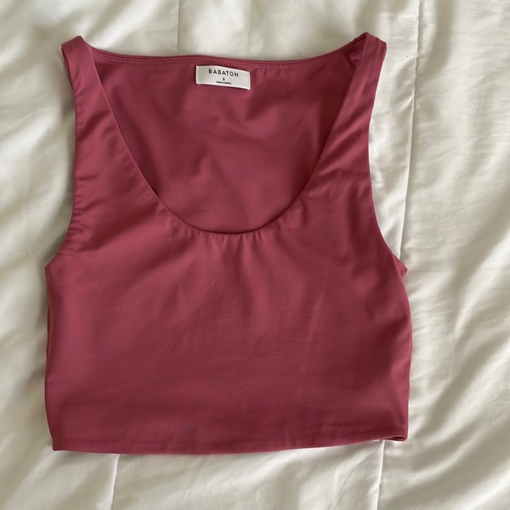 BABATON ARITZIA CONTOUR SCOOPNECK TANK